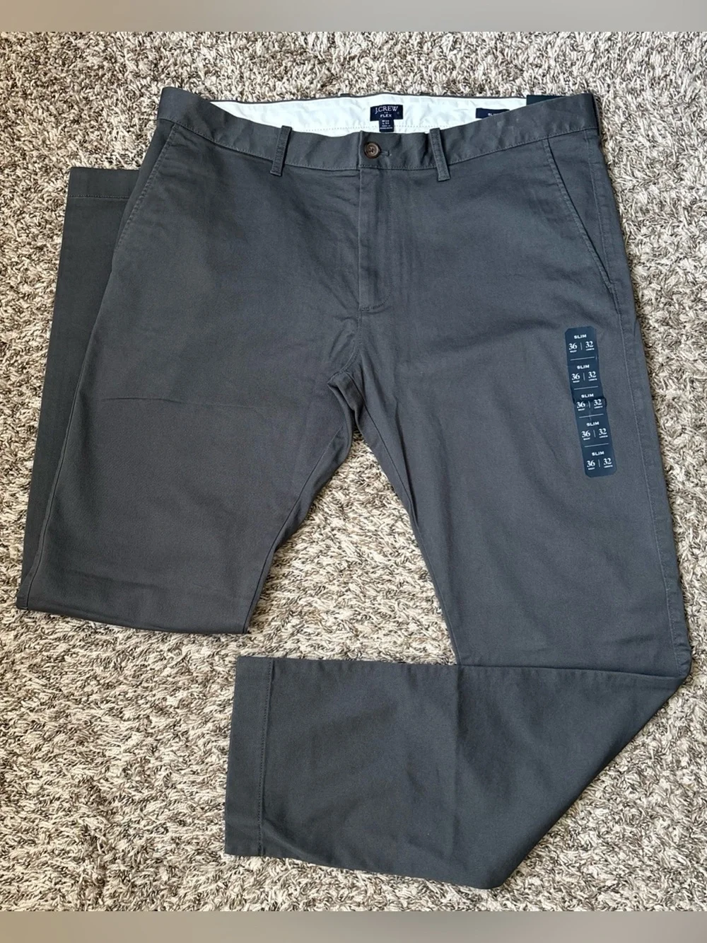 J. Crew Men’s Charcoal Gray Chinos